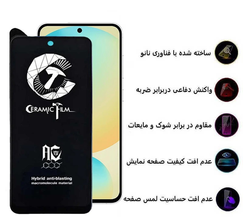 محافظ صفحه نمایش اپیکوی مدل CR7 مناسب برای گوشی موبایل سامسونگ Galaxy S25 FE/ A55/ A35