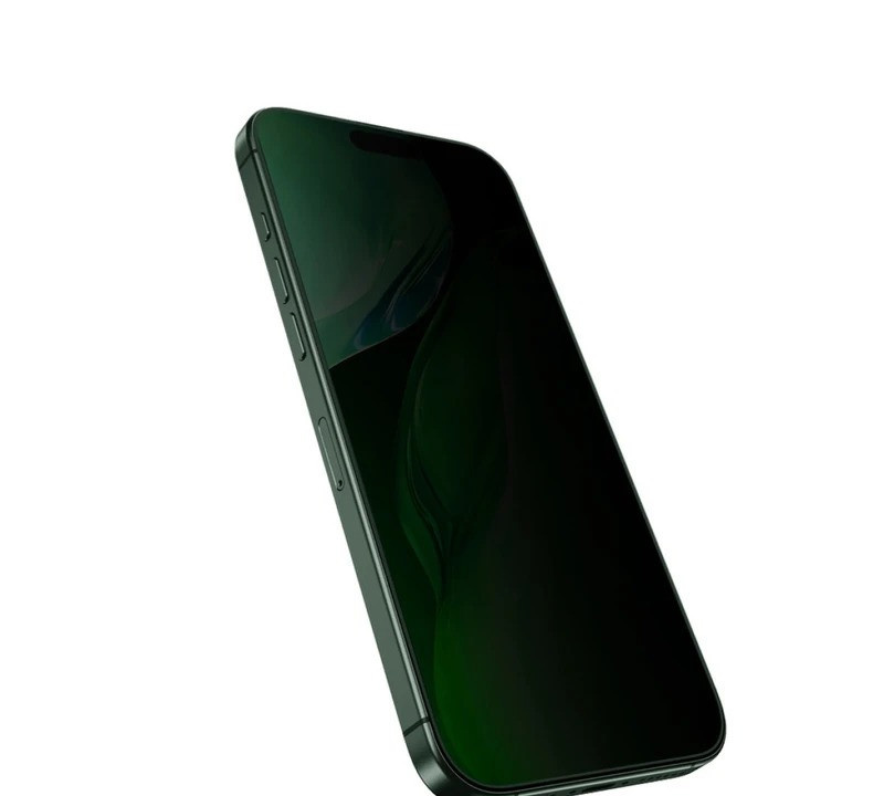 محافظ صفحه نمایش حریم شخصی گرین لاین مدل 3D Silicone Plus Privacy مناسب برای گوشی موبایل اپل iPhone 16 Pro
