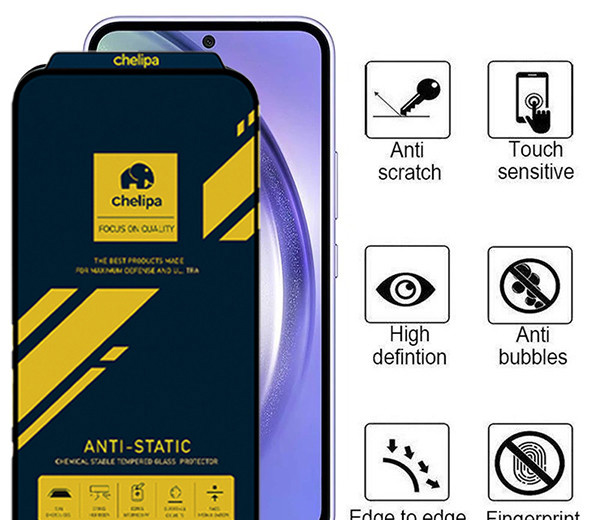 محافظ صفحه نمایش اپیکوی مدل Chelipa Anti-Static مناسب برای گوشی موبایل سامسونگ Galaxy A73/A72/A71 محافظ صفحه نمایش اپیکوی مدل Chelipa Anti-Static مناسب برای گوشی موبایل سامسونگ Galaxy A73/A72/A71