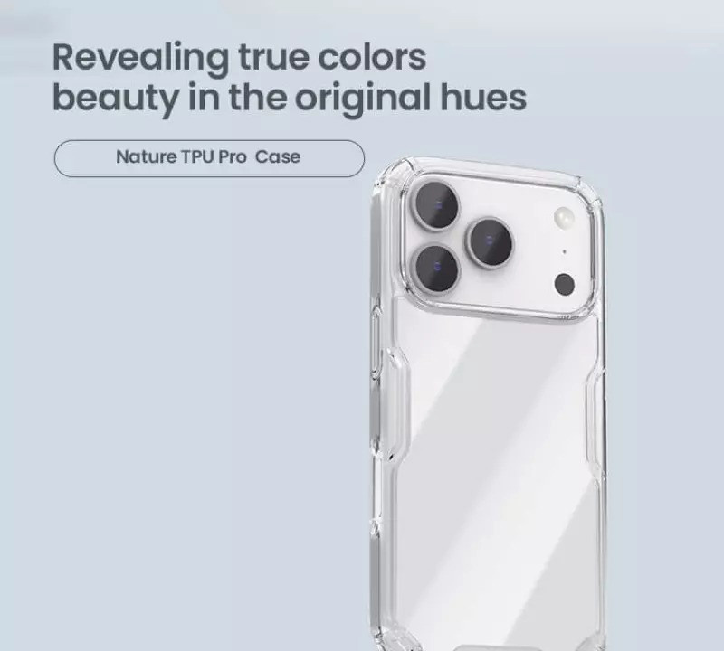 کاور نیلکین مدل Nature TPU Pro مناسب برای گوشی موبایل اپل iPhone 17 Pro کاور نیلکین مدل Nature TPU Pro مناسب برای گوشی موبایل اپل iPhone 17 Pro