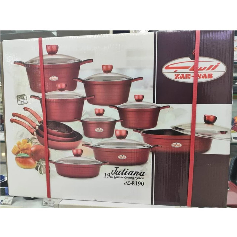 سرویس پخت و پز 19 پارچه زرساب مدل جولیانا JL8190