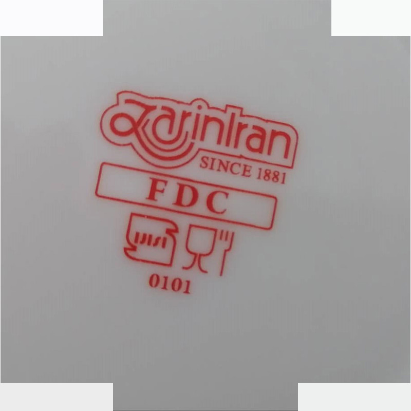 سرویس چای خوری 17 پارچه چینی زرین ایران مدل کواترو فلورانس درجه 3