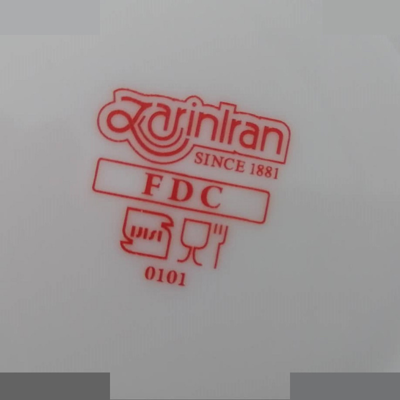 سرویس غذاخوری 28 پارچه 6 نفر چینی زرین ایران مدل رادیانس درجه 3