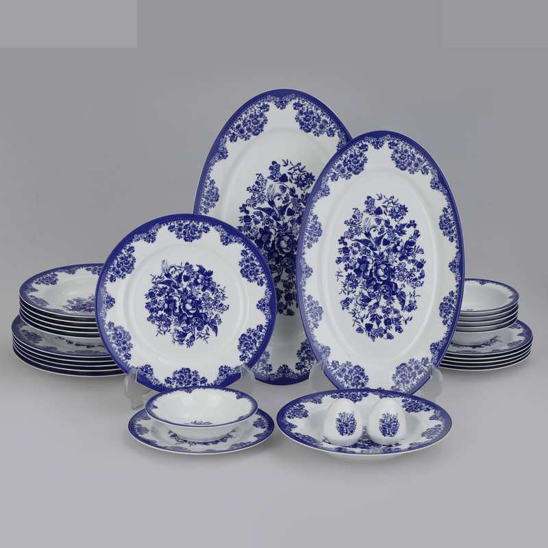 سرویس غذاخوری 28 پارچه چینی زرین ایران مدل ایتالیا اف فلورانس درجه یک سرویس غذاخوری 28 پارچه چینی زرین ایران مدل ایتالیا اف فلورانس درجه یک