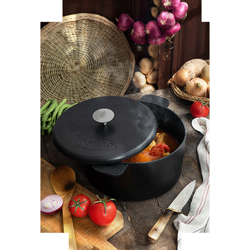 قابلمه چدن نالینو مدل Hugo سایز 24