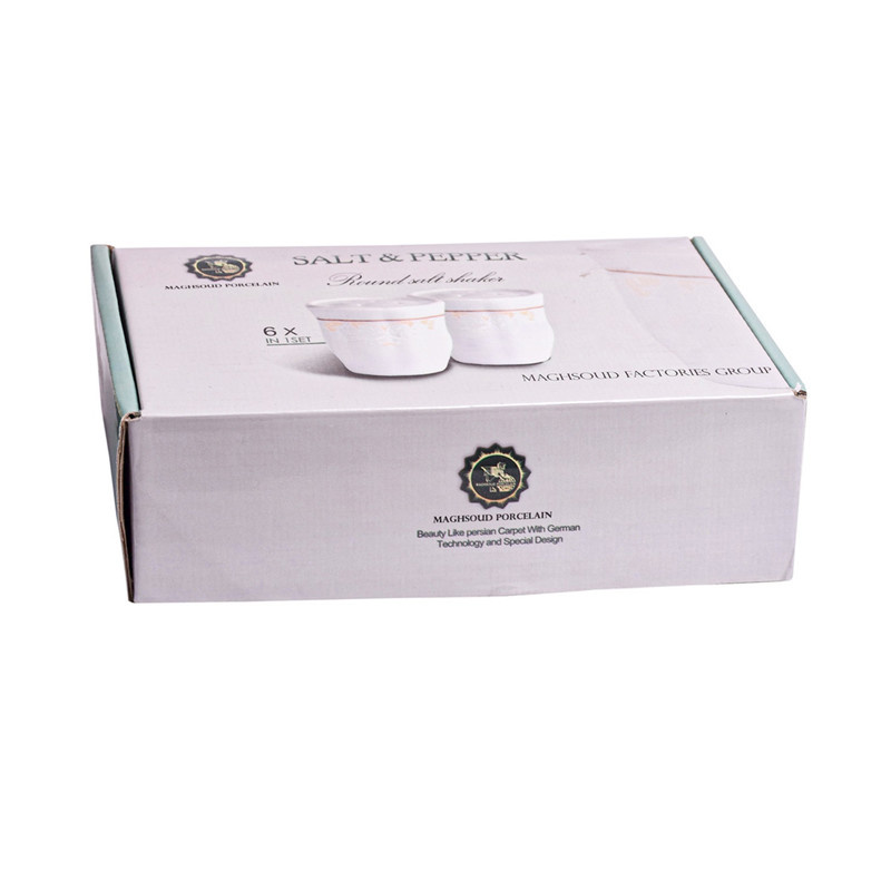 نمکپاش مقصود مدل پیچ دو خط طلا کد 12 بسته 6 عددی