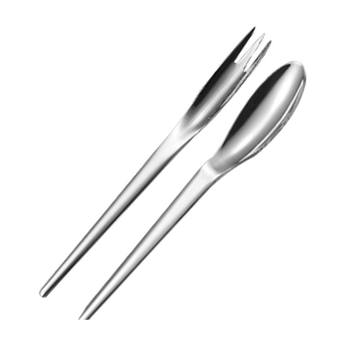 قاشق و چنگال جی فی نی مدل 694 fashion مجموعه 2 عددی قاشق و چنگال جی فی نی مدل 694 fashion مجموعه 2 عددی