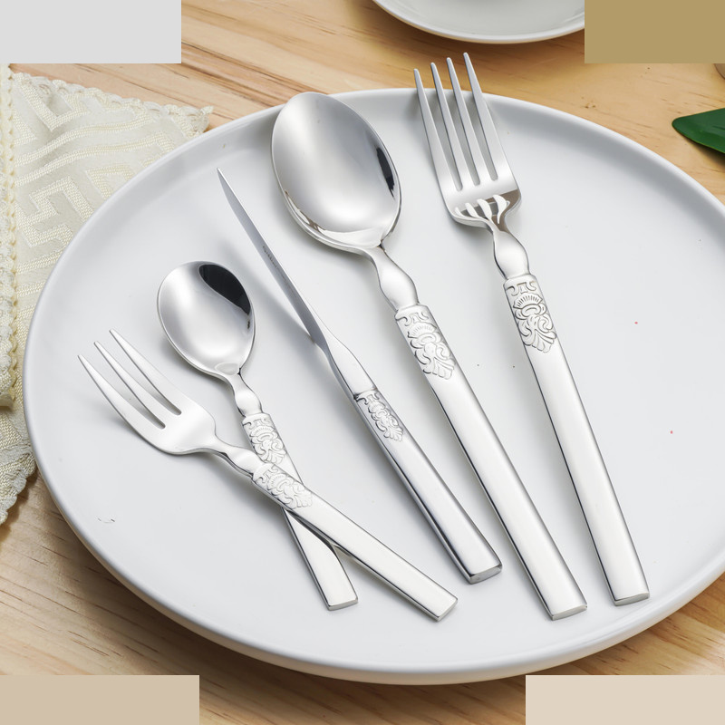 سرویس قاشق و چنگال 60 پارچه 8 نفره جی فی نی مدل لاکچری 55