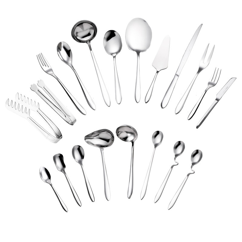 سرویس قاشق و چنگال 105 پارچه جی فی نی مدل 05