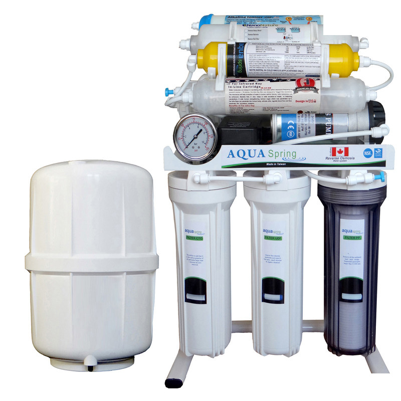 دستگاه تصفیه کننده آب آکوآ اسپرینگ مدل NF8600 به همراه فیلتر تصفیه آب مجموعه 3 عددی دستگاه تصفیه کننده آب آکوآ اسپرینگ مدل NF8600 به همراه فیلتر تصفیه آب مجموعه 3 عددی