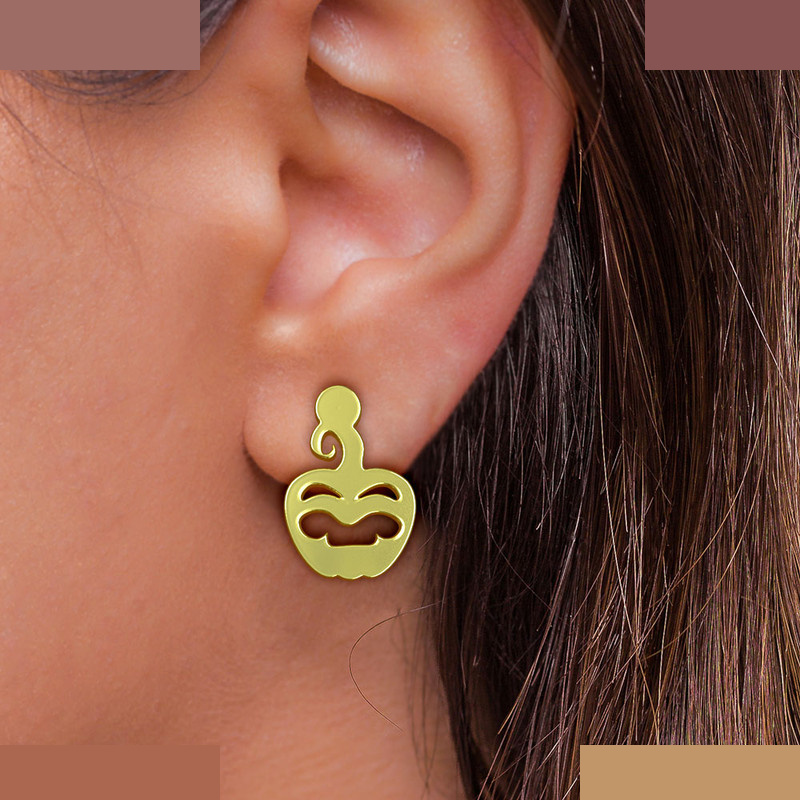 نیم ست طلا 18 عیار زنانه مدوپد مدل کدو هالووین کد NA10319 نیم ست طلا 18 عیار زنانه مدوپد مدل کدو هالووین کد NA10319