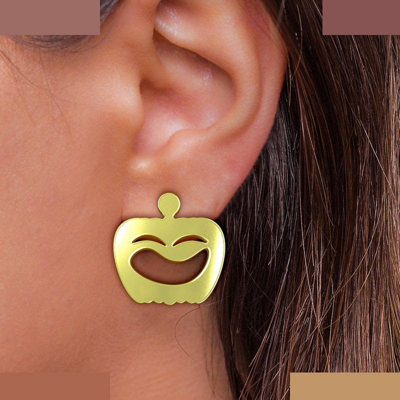 نیم ست طلا 18 عیار زنانه مدوپد مدل کدو هاللوین کد NA10400 نیم ست طلا 18 عیار زنانه مدوپد مدل کدو هاللوین کد NA10400