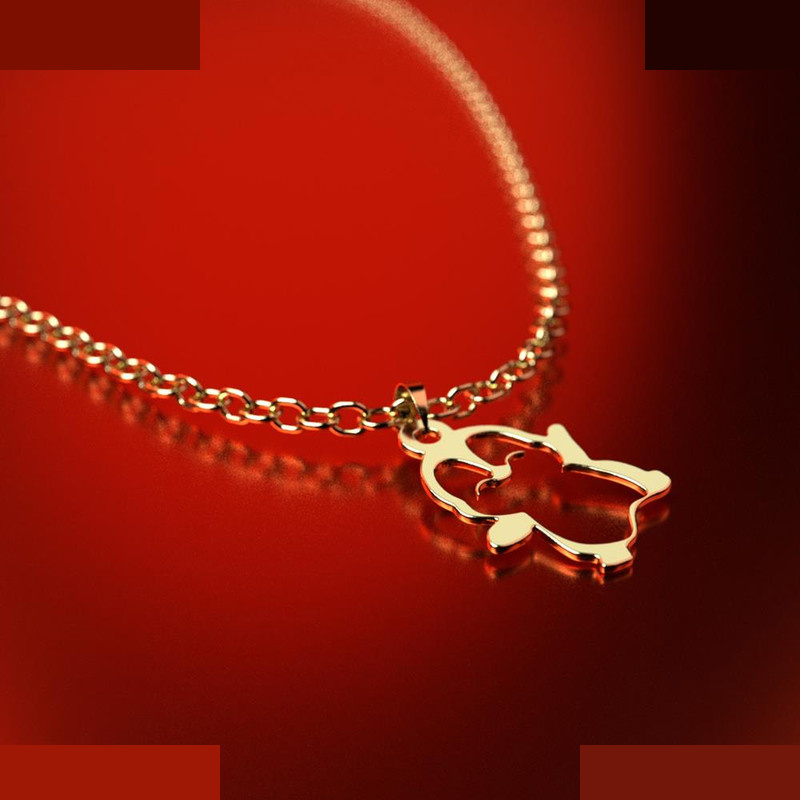 نیم ست طلا 18 عیار زنانه مدوپد مدل پنگوئن کد NA13016 نیم ست طلا 18 عیار زنانه مدوپد مدل پنگوئن کد NA13016