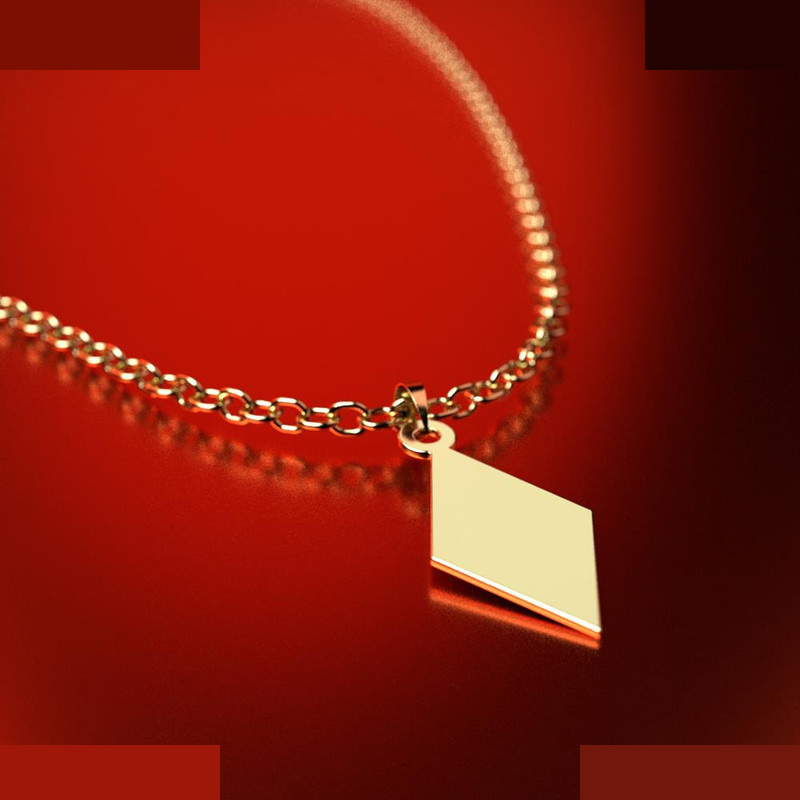 نیم ست طلا 18 عیار زنانه مدوپد مدل لوزی کد NA13513 نیم ست طلا 18 عیار زنانه مدوپد مدل لوزی کد NA13513