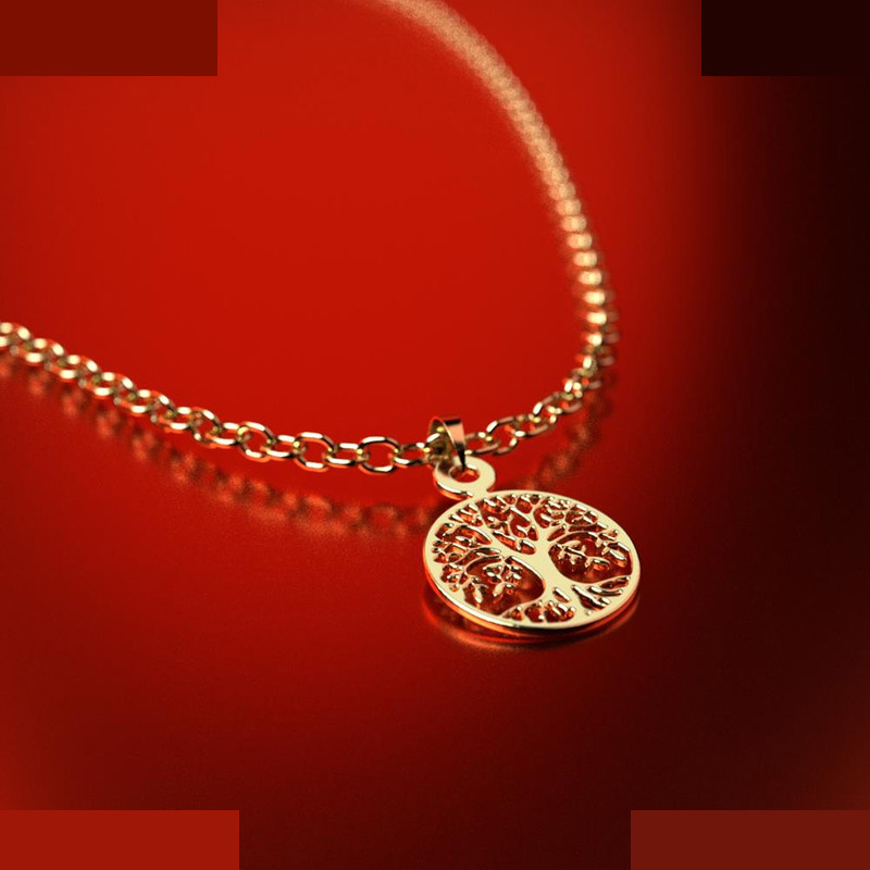 نیم ست طلا 18 عیار زنانه مدوپد مدل درخت کد NA14060