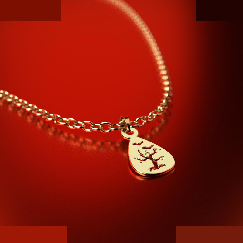 نیم ست طلا 18 عیار زنانه مدوپد مدل درخت کد NA14113