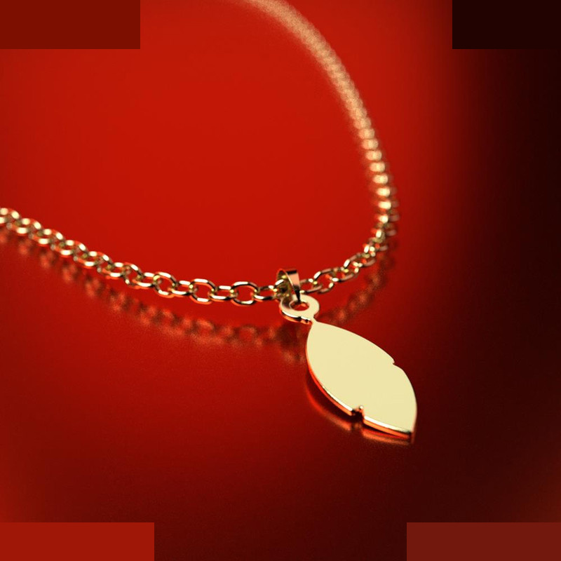 نیم ست طلا 18 عیار زنانه مدوپد مدل برگ کد NA14684