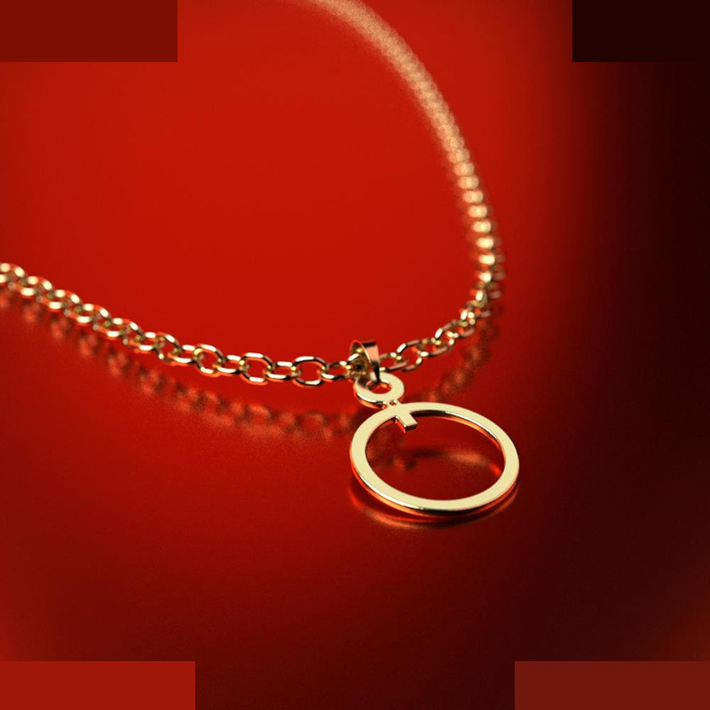 نیم ست طلا 18 عیار زنانه مدوپد مدل دایره کد NA14756