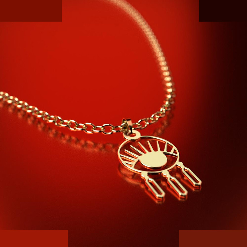 نیم ست طلا 18 عیار زنانه مدوپد مدل چشم کد NA15025 نیم ست طلا 18 عیار زنانه مدوپد مدل چشم کد NA15025