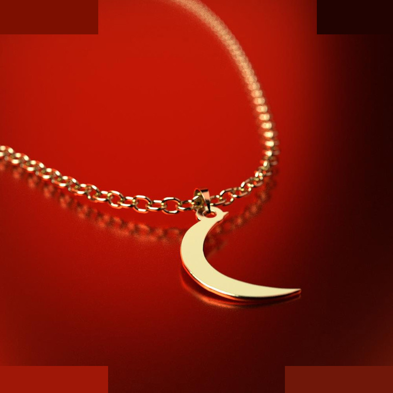 نیم ست طلا 18 عیار زنانه مدوپد مدل ماه کد NA15091