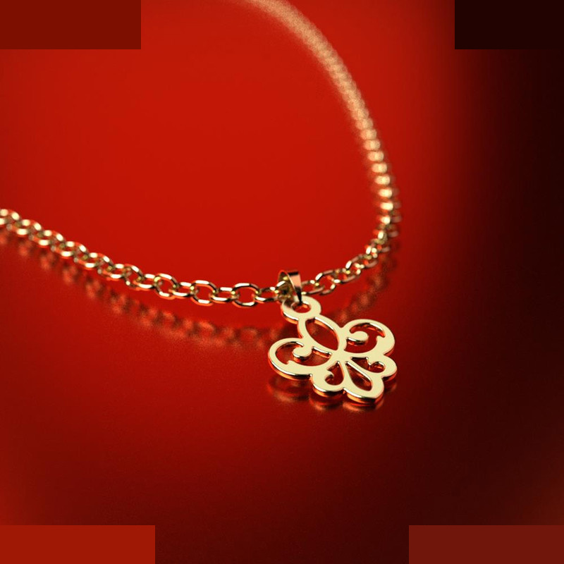 نیم ست طلا 18 عیار زنانه مدوپد مدل اسلیمی کد NA15286