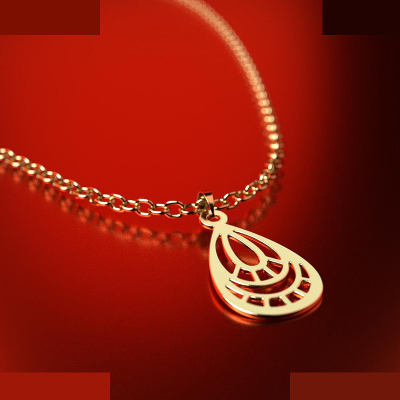 نیم ست طلا 18 عیار زنانه مدوپد مدل اسلیمی کد NA15334 نیم ست طلا 18 عیار زنانه مدوپد مدل اسلیمی کد NA15334