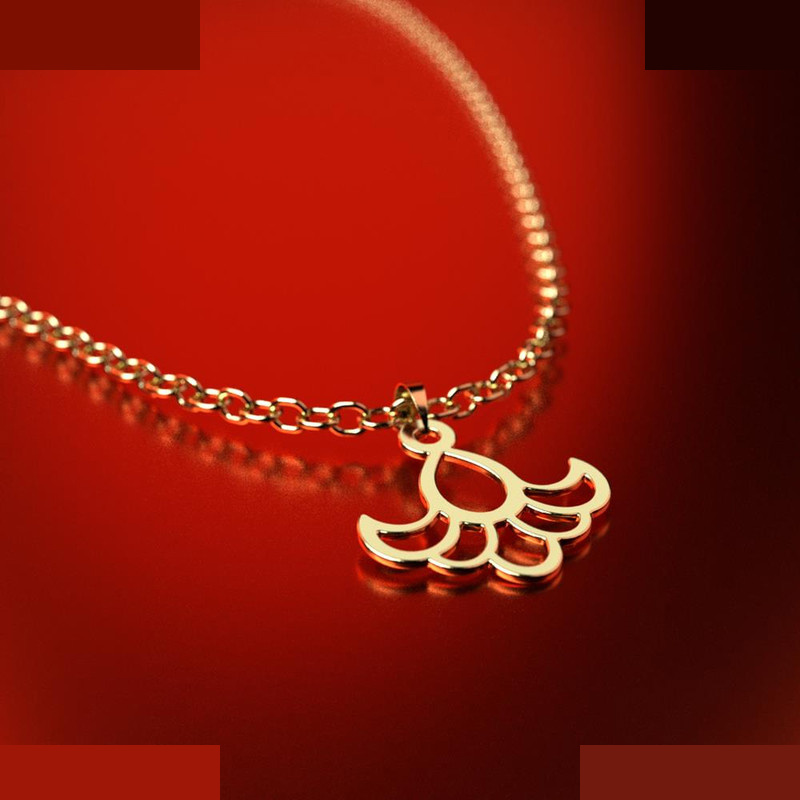 نیم ست طلا 18 عیار زنانه مدوپد مدل اسلیمی کد NA15331