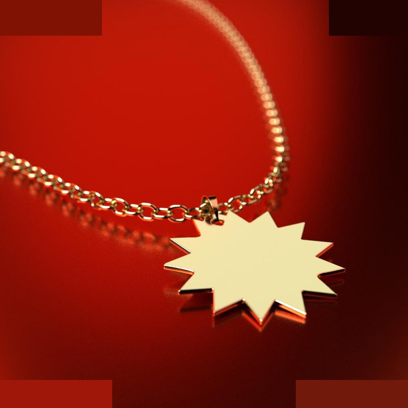 نیم ست طلا 18 عیار زنانه مدوپد مدل ستاره کد NA15628