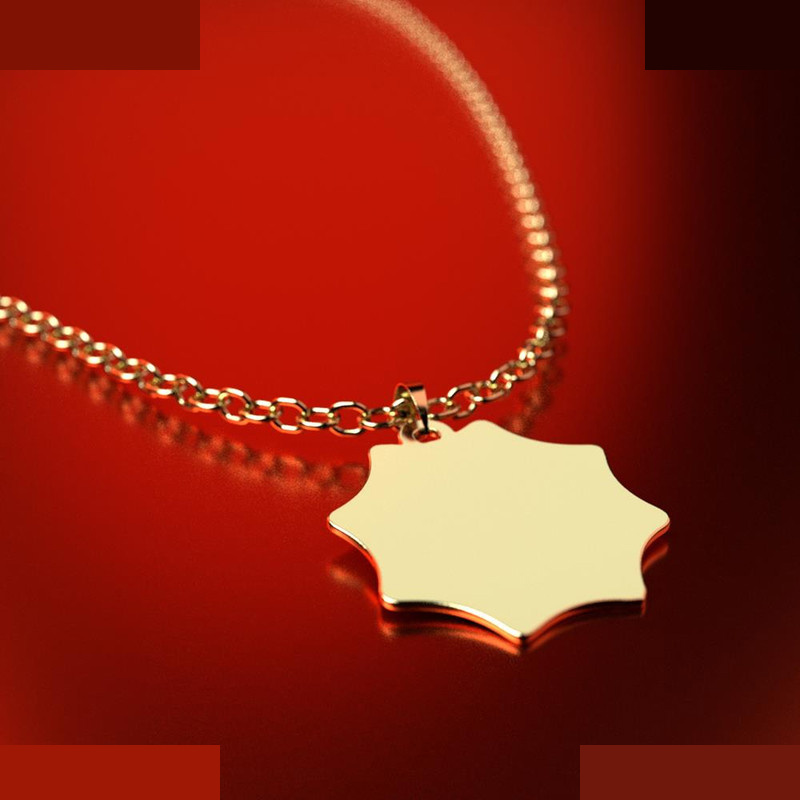 نیم ست طلا 18 عیار زنانه مدوپد مدل ستاره کد NA15629