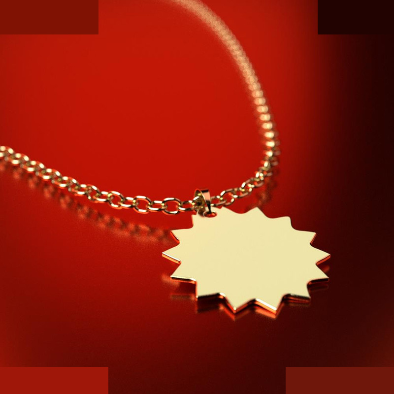 نیم ست طلا 18 عیار زنانه مدوپد مدل ستاره کد NA15631