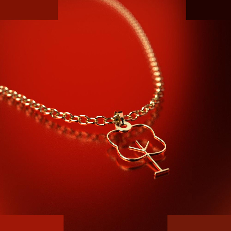 نیم ست طلا 18 عیار زنانه مدوپد مدل درخت کد NA15810