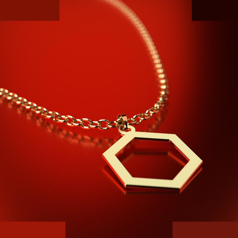 نیم ست طلا 18 عیار زنانه مدوپد مدل شش ضلعی کد NA16298 نیم ست طلا 18 عیار زنانه مدوپد مدل شش ضلعی کد NA16298