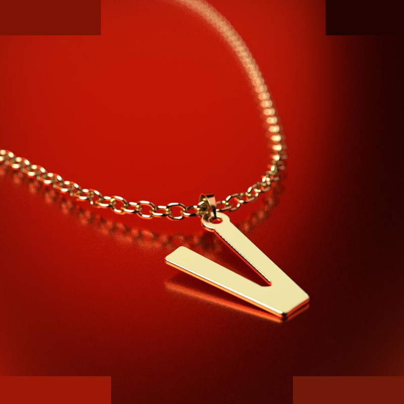 نیم ست طلا 18 عیار زنانه مدوپد مدل حرف V کد NA16639 نیم ست طلا 18 عیار زنانه مدوپد مدل حرف V کد NA16639