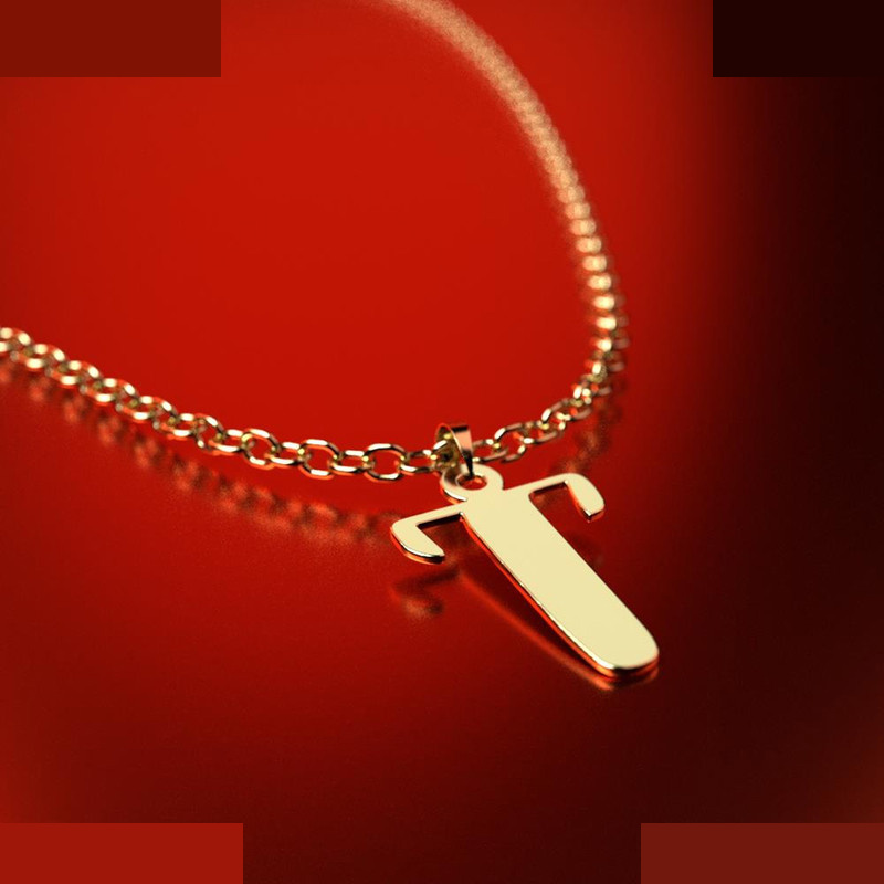 نیم ست طلا 18 عیار زنانه مدوپد مدل حرف T کد NA16651 نیم ست طلا 18 عیار زنانه مدوپد مدل حرف T کد NA16651