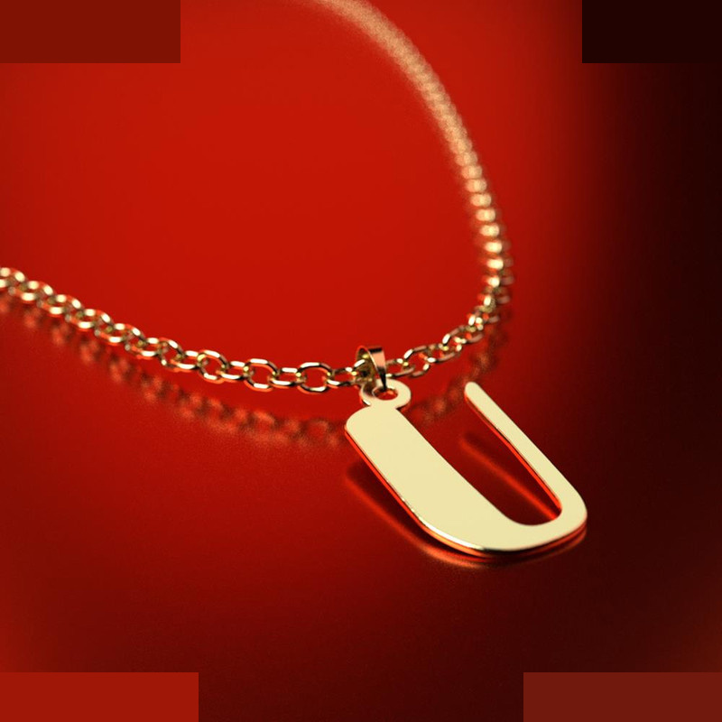 نیم ست طلا 18 عیار زنانه مدوپد مدل حرف U کد NA16727 نیم ست طلا 18 عیار زنانه مدوپد مدل حرف U کد NA16727