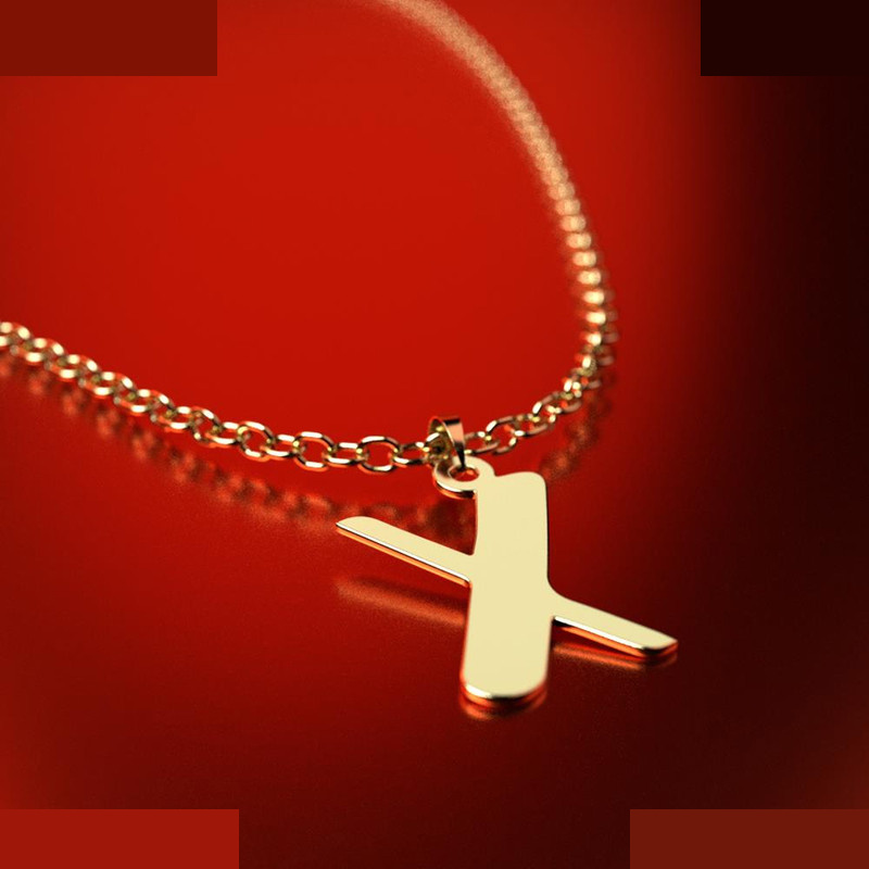 نیم ست طلا 18 عیار زنانه مدوپد مدل حرف X کد NA16730 نیم ست طلا 18 عیار زنانه مدوپد مدل حرف X کد NA16730