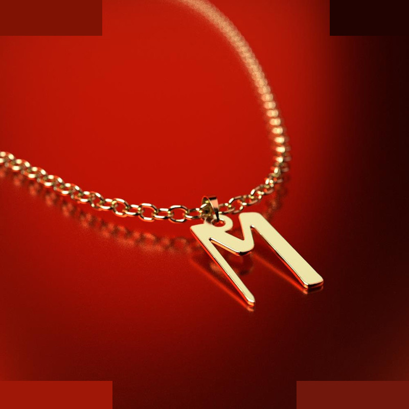 نیم ست طلا 18 عیار زنانه مدوپد مدل حرف M کد NA16821 نیم ست طلا 18 عیار زنانه مدوپد مدل حرف M کد NA16821