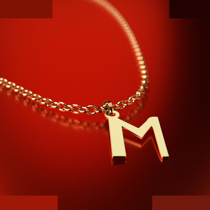 نیم ست طلا 18 عیار زنانه مدوپد مدل حرف M کد NA16847 نیم ست طلا 18 عیار زنانه مدوپد مدل حرف M کد NA16847