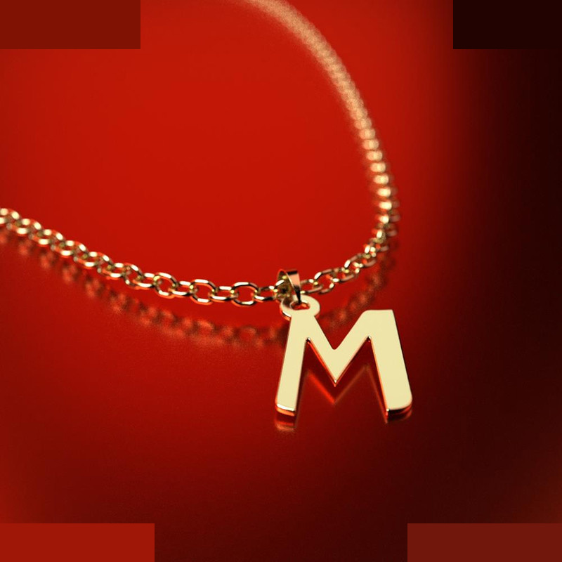 نیم ست طلا 18 عیار زنانه مدوپد مدل حرف M کد NA16873 نیم ست طلا 18 عیار زنانه مدوپد مدل حرف M کد NA16873