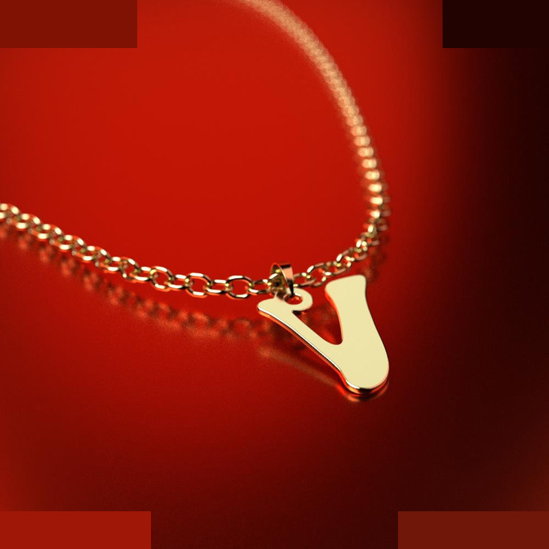 نیم ست طلا 18 عیار زنانه مدوپد مدل حرف V کد NA17109 نیم ست طلا 18 عیار زنانه مدوپد مدل حرف V کد NA17109