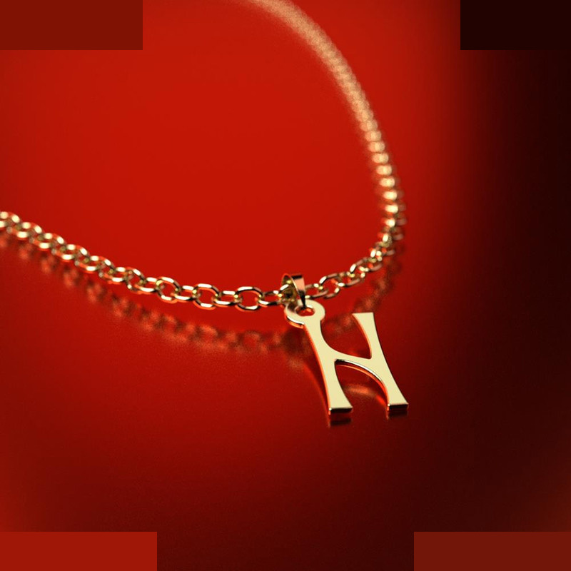 نیم ست طلا 18 عیار زنانه مدوپد مدل حرف H کد NA17128 نیم ست طلا 18 عیار زنانه مدوپد مدل حرف H کد NA17128