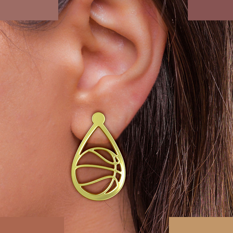 نیم ست طلا 18 عیار زنانه مدوپد مدل  بسکتبال کد NA11262 نیم ست طلا 18 عیار زنانه مدوپد مدل  بسکتبال کد NA11262