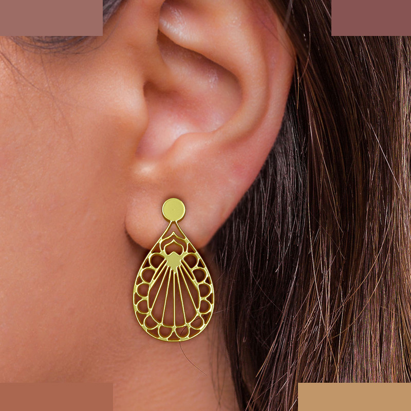 نیم ست طلا 18 عیار زنانه مدوپد مدل هندسی کد NA11359 نیم ست طلا 18 عیار زنانه مدوپد مدل هندسی کد NA11359