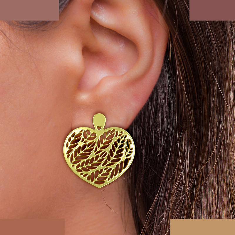 نیم ست طلا 18 عیار زنانه مدوپد مدل قلب کد NA11409 نیم ست طلا 18 عیار زنانه مدوپد مدل قلب کد NA11409