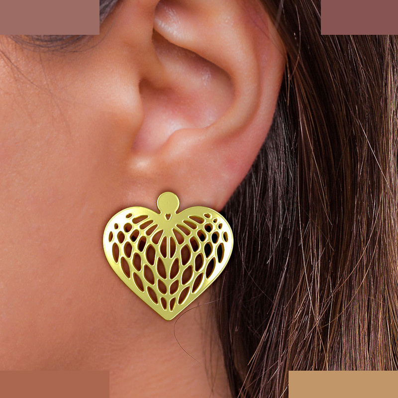 نیم ست طلا 18 عیار زنانه مدوپد مدل قلب کد NA11413 نیم ست طلا 18 عیار زنانه مدوپد مدل قلب کد NA11413