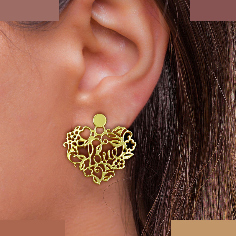 نیم ست طلا 18 عیار زنانه مدوپد مدل قلب کد NA11415 نیم ست طلا 18 عیار زنانه مدوپد مدل قلب کد NA11415