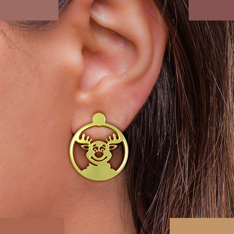 نیم ست طلا 18 عیار زنانه مدوپد مدل گوزن کد NA11430 نیم ست طلا 18 عیار زنانه مدوپد مدل گوزن کد NA11430