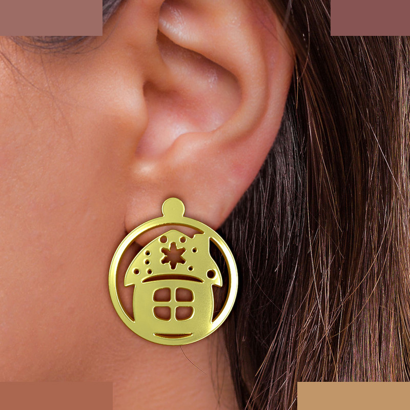 نیم ست طلا 18 عیار زنانه مدوپد مدل خانه کد NA11453 نیم ست طلا 18 عیار زنانه مدوپد مدل خانه کد NA11453