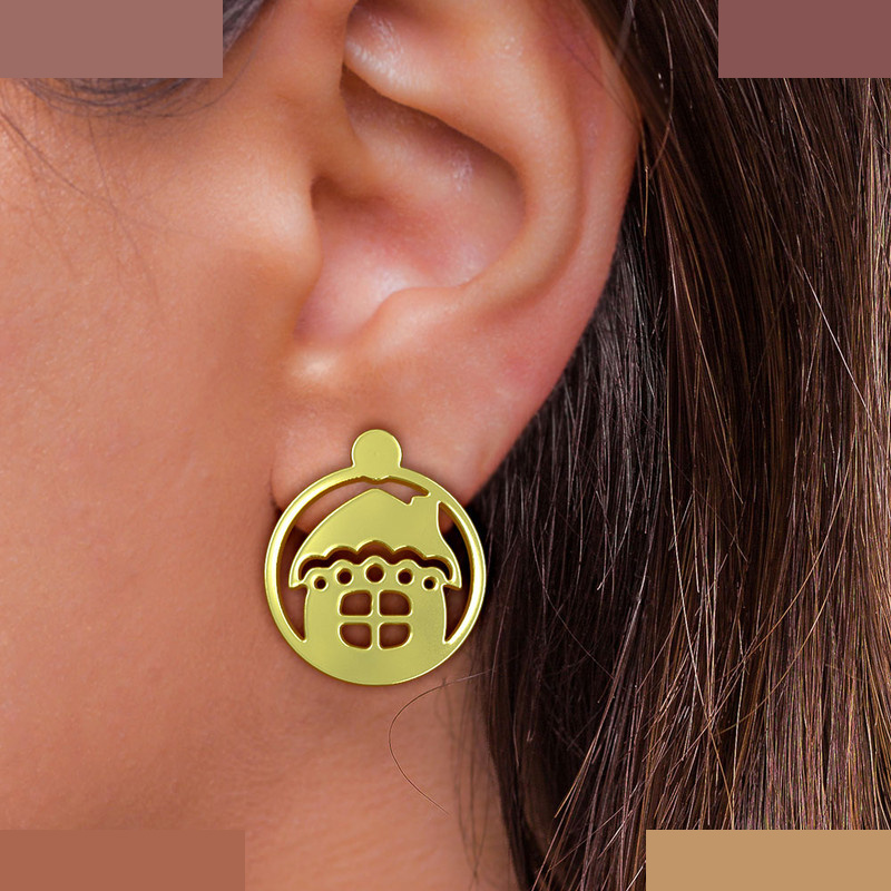 نیم ست طلا 18 عیار زنانه مدوپد مدل خانه کد NA11473 نیم ست طلا 18 عیار زنانه مدوپد مدل خانه کد NA11473