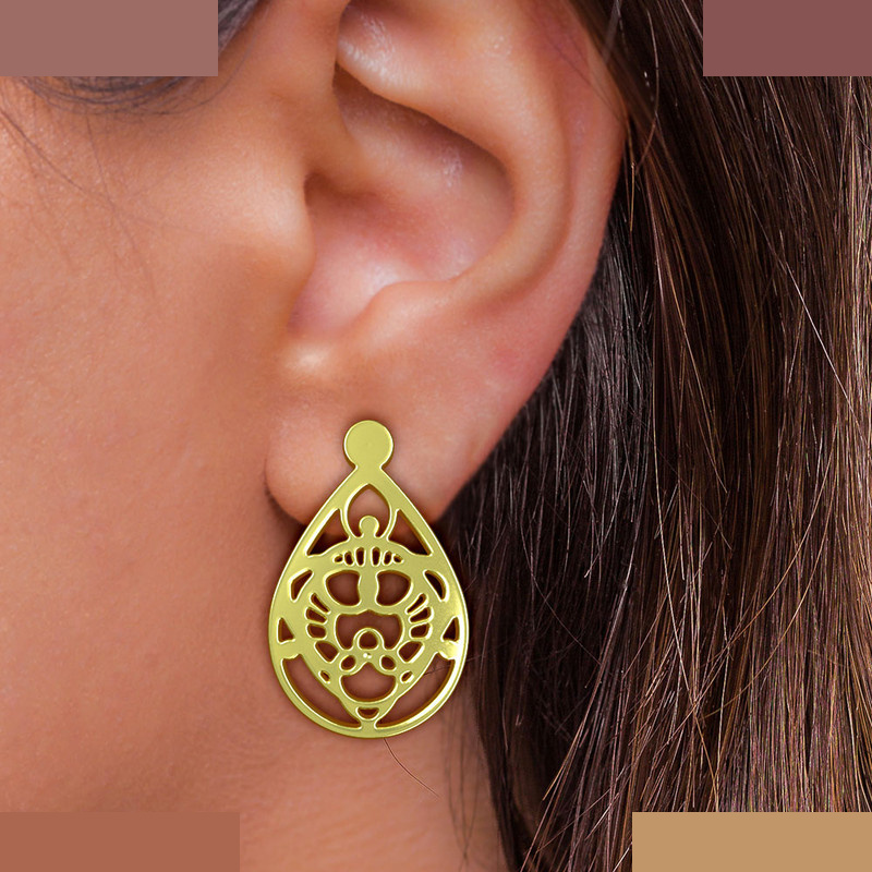 نیم ست طلا 18 عیار زنانه مدوپد مدل هندسی کد NA11668 نیم ست طلا 18 عیار زنانه مدوپد مدل هندسی کد NA11668